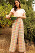 Linen Plaid Pant